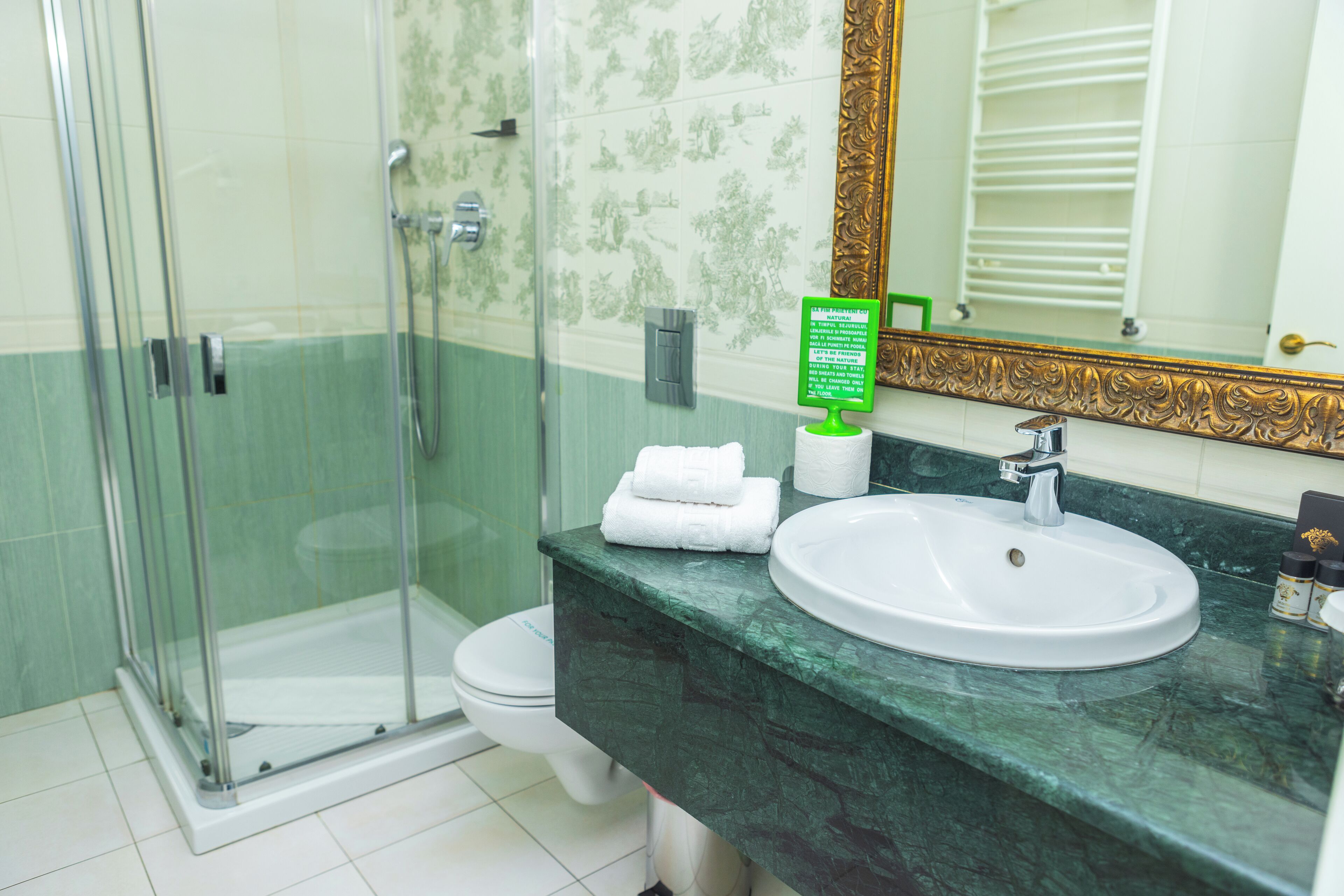 junior suite, city view | bathroom | shower, rainfall showerhead, free toiletries, hair dryer