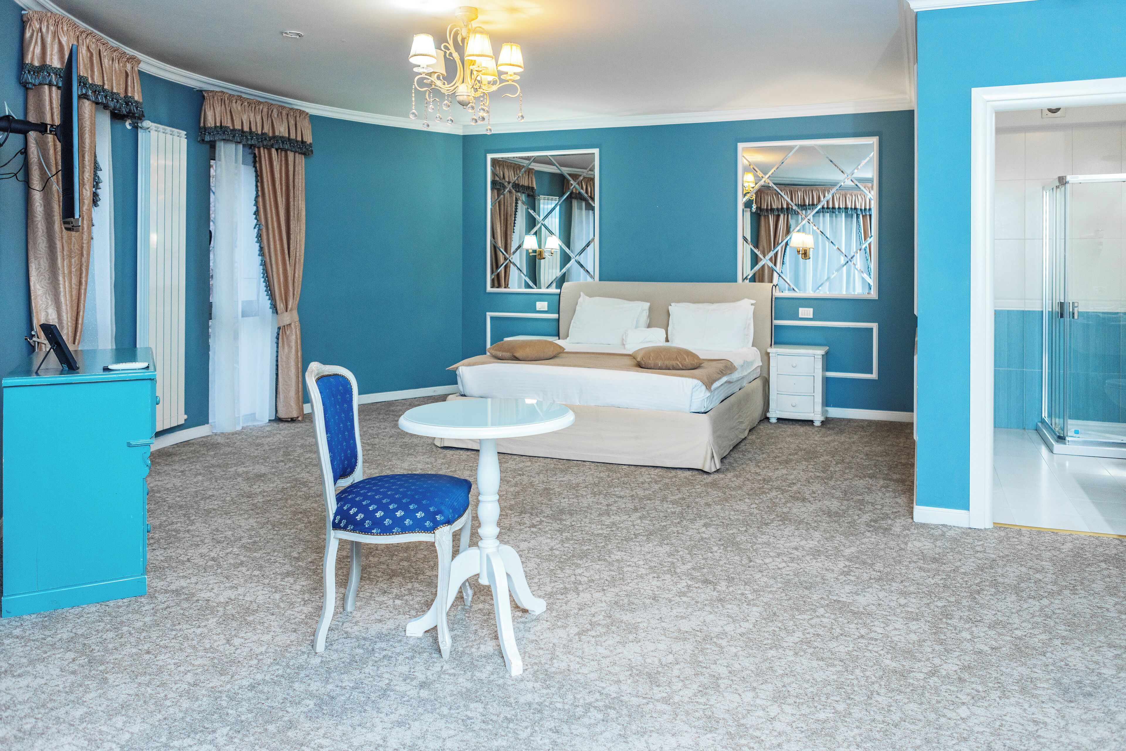 junior suite, city view | premium bedding, minibar, in-room safe, individually decorated