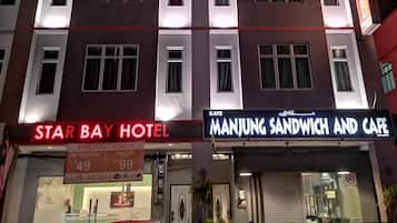 Front of property – evening/night