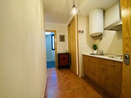 Standard Apartment, 1 Bedroom | Private kitchen | Full-size fridge, microwave, stovetop, coffee/tea maker