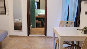 Panoramic Double Room, 1 Queen Bed, Balcony, Sea View | Premium bedding, down comforters, individually decorated