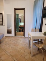 Panoramic Double Room, 1 Queen Bed, Balcony, Sea View | Premium bedding, down comforters, individually decorated