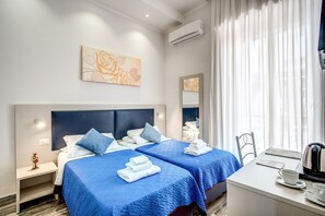 스탠다드 더블룸 또는 트윈룸 | 이집트산 면 시트, 고급 침구, 오리/거위털 이불, 필로우탑 침대