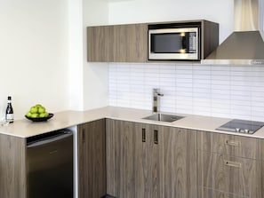 Superior-Apartment, 1 Schlafzimmer | Hochwertige Bettwaren, Pillowtop-Betten, Zimmersafe, Schreibtisch