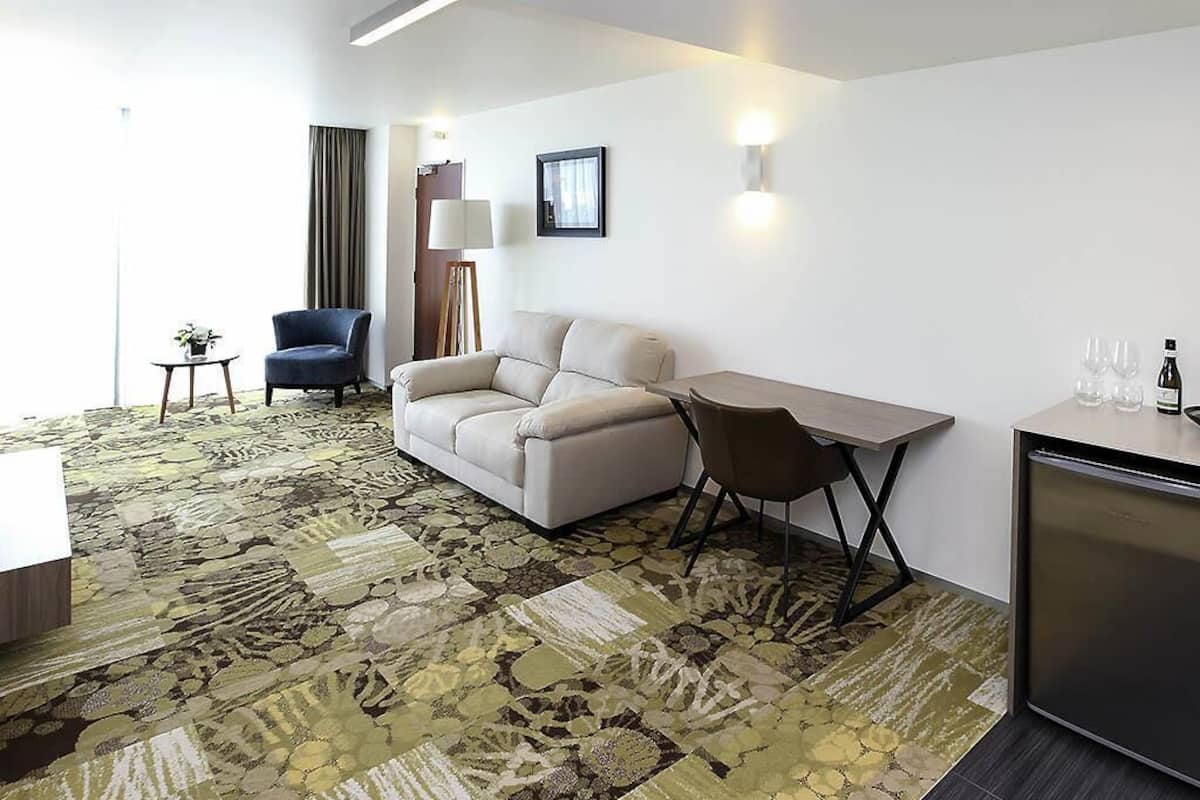 Superior-Apartment, 1 Schlafzimmer | Hochwertige Bettwaren, Pillowtop-Betten, Zimmersafe, Schreibtisch