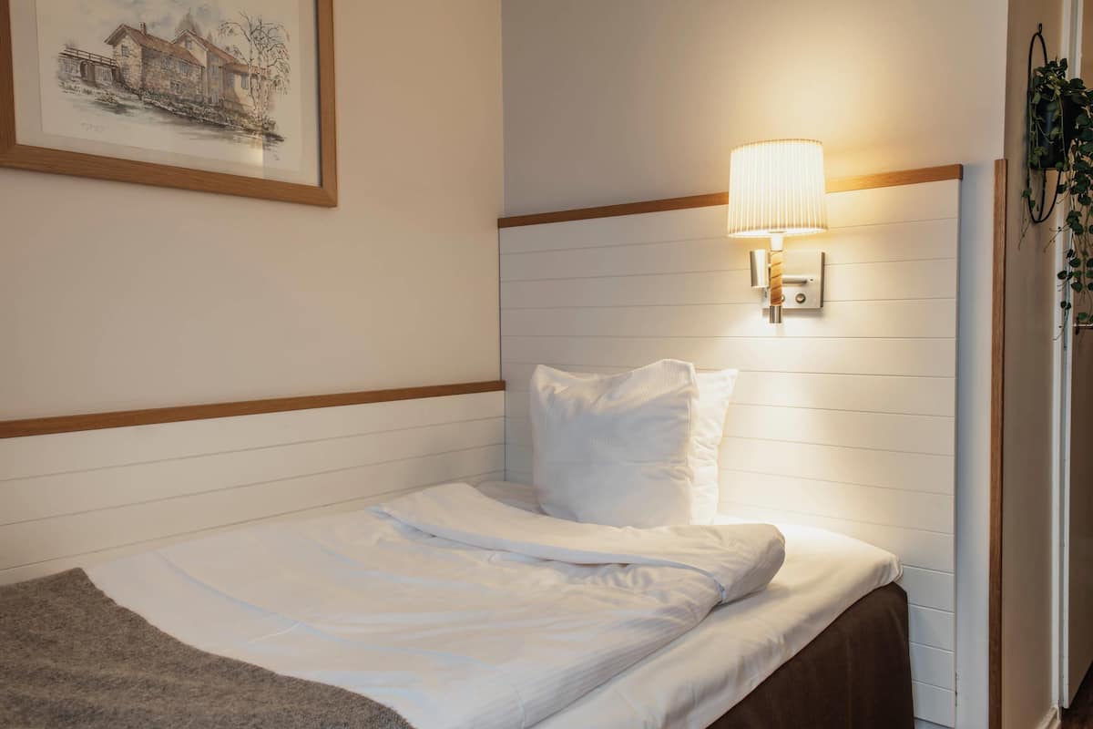 Single Room (Compact ) | Desk, laptop workspace, blackout drapes, iron/ironing board