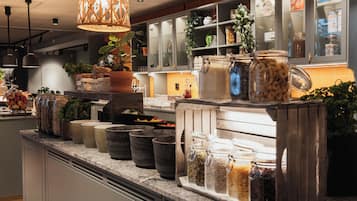 Gratis frukostbuffé varje dag