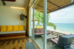 Beach Front  | Safe på rommet, skrivebord og ekstrasenger (mot et tillegg)