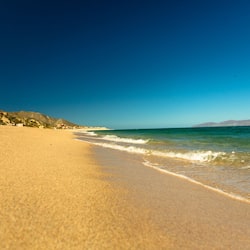 On the beach, scuba diving, snorkelling, windsurfing