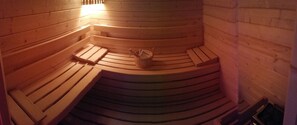 Sauna, Massage- und Behandlungsräume