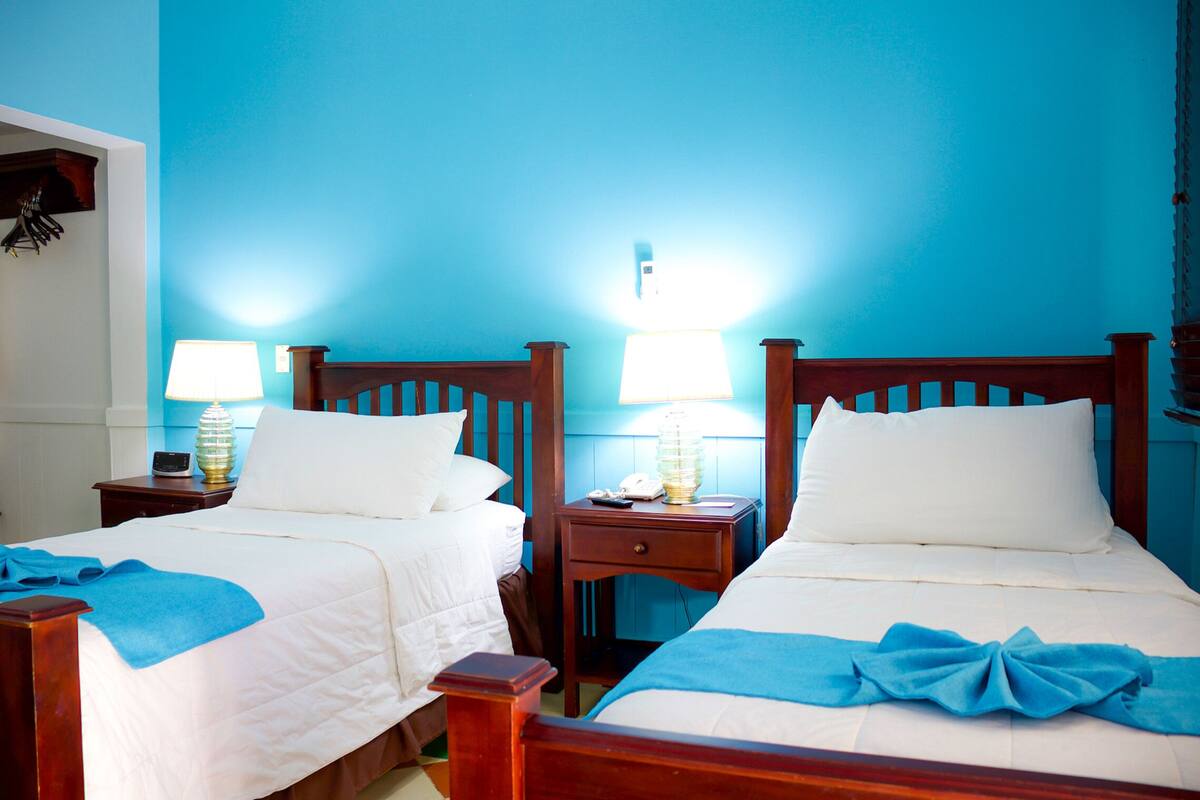 Standard Room, 2 Katil Bujang (Single) | Peralatan tempat tidur premium, gebar bulu kapas, bar mini 