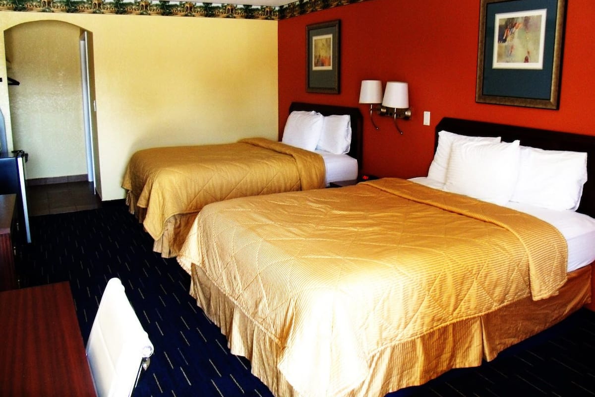 Standard Room, 2 Queen Beds | Desk, soundproofing, iron/ironing board, rollaway beds
