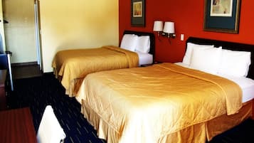 Standard Room, 2 Queen Beds | Desk, soundproofing, iron/ironing board, rollaway beds