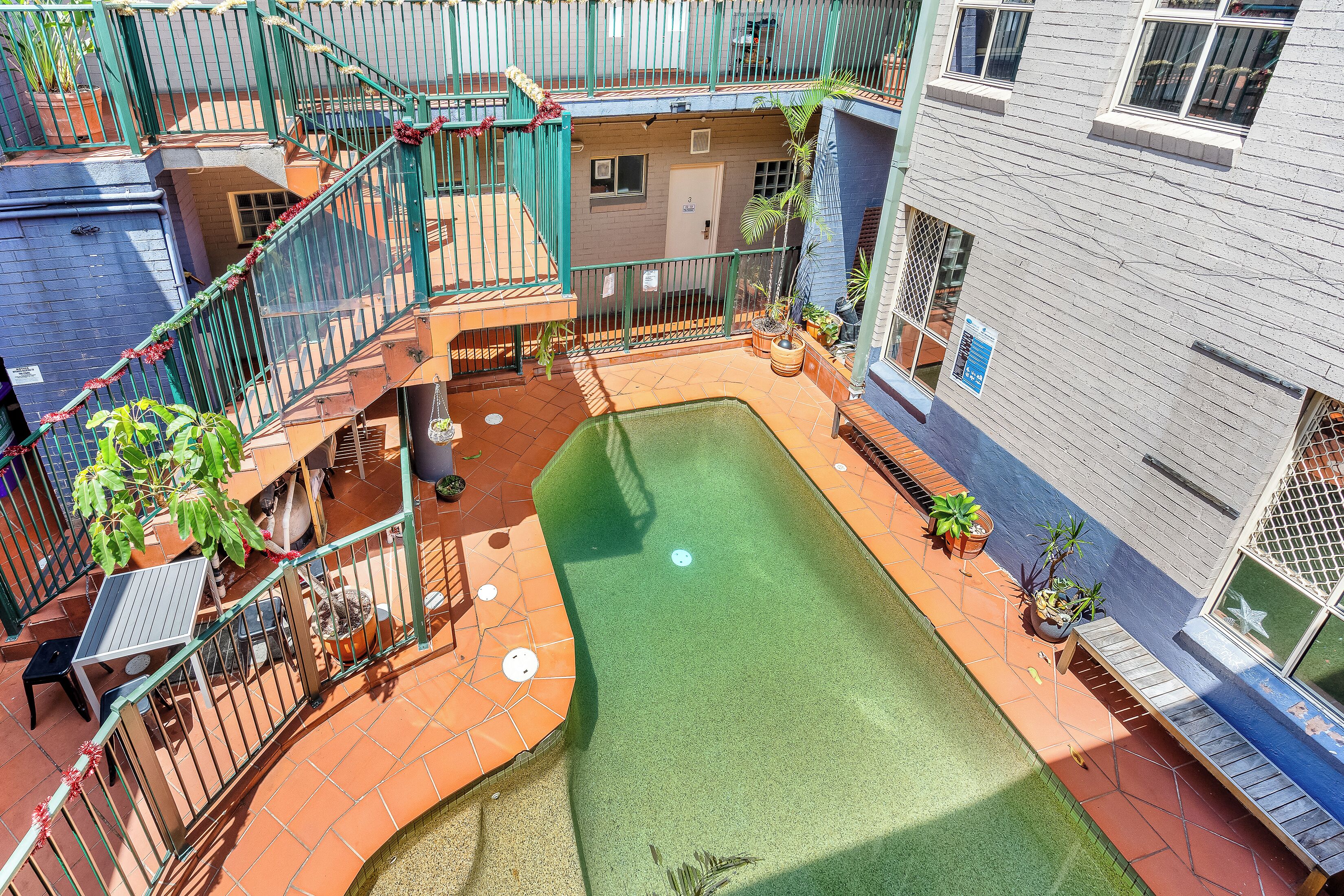 Seasonal outdoor pool