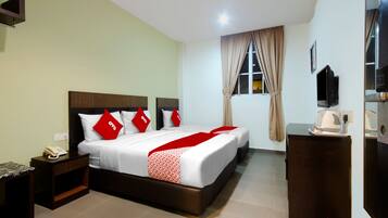 Free WiFi, bed sheets