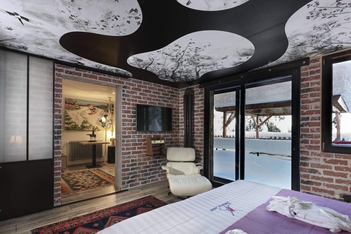 Phòng Suite, hiên | Bộ trải giường bằng vải cotton Ai Cập, bộ đồ giường cao cấp 