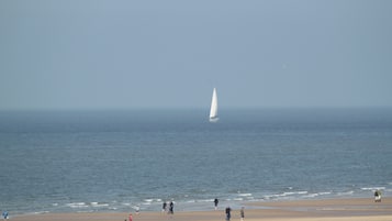 Vlak bij het strand