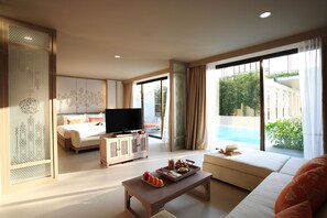 Junior Suite Pool Access | In-room safe, desk, free WiFi, wheelchair access