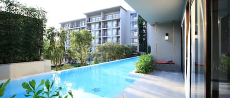 Junior Suite Pool Access | Quang cảnh từ phòng