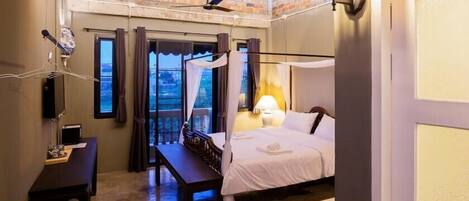 Phòng 3 có thiết kế đặc trưng, 1 phòng ngủ | Giường gấp/giường phụ (phụ phí), truy cập Internet không dây miễn phí