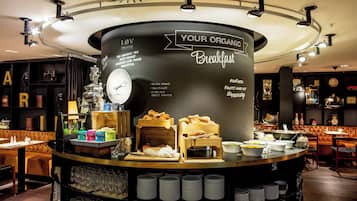 Daily buffet breakfast (EUR 24 per person)