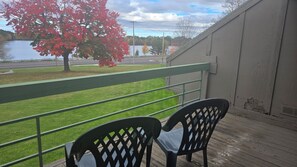 Standard Room, 2 Queen Beds, Patio, Lake View | Terrace/patio - Timber Inn (Phillips)