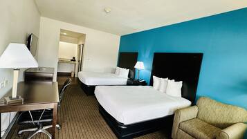 Standard Room, 2 Queen Beds | In-room safe, individually decorated, individually furnished, desk
