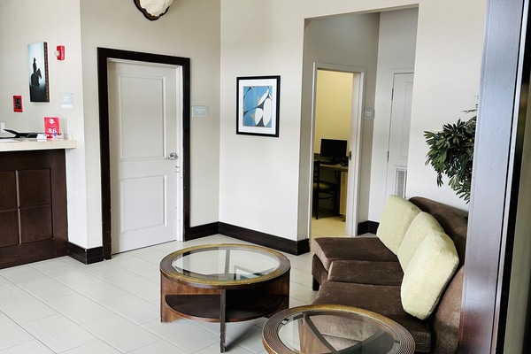 Lobby sitting area