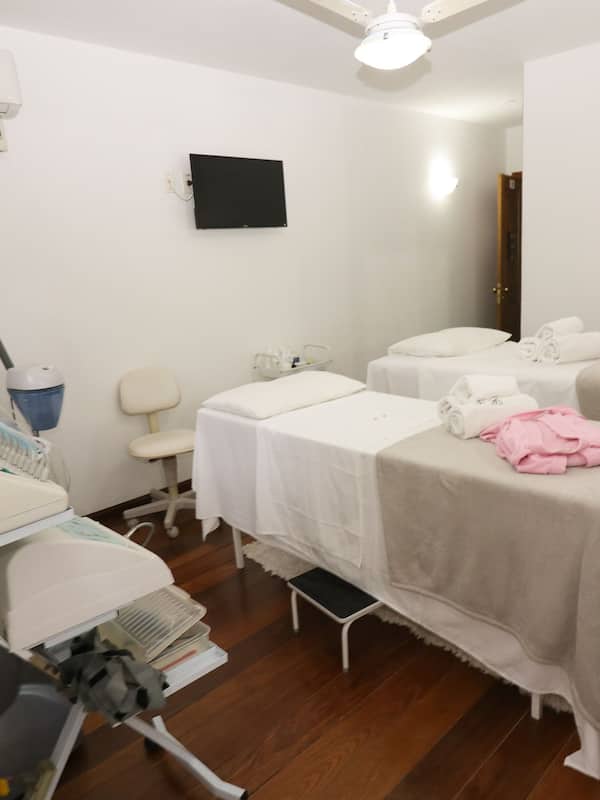 Espace de soins pour les couples, soins corporels, bains de boue