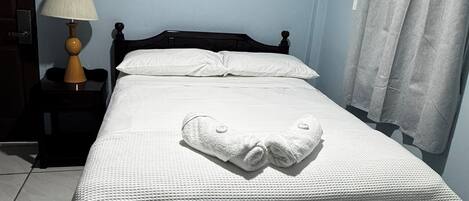 Free WiFi, bed sheets