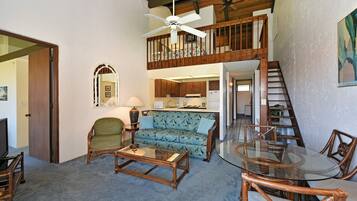 Condo, 3 Bedrooms | Living area | Flat-screen TV, DVD player