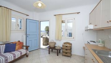 Apartment, 1 Bedroom | Private kitchen | Fridge, coffee/tea maker