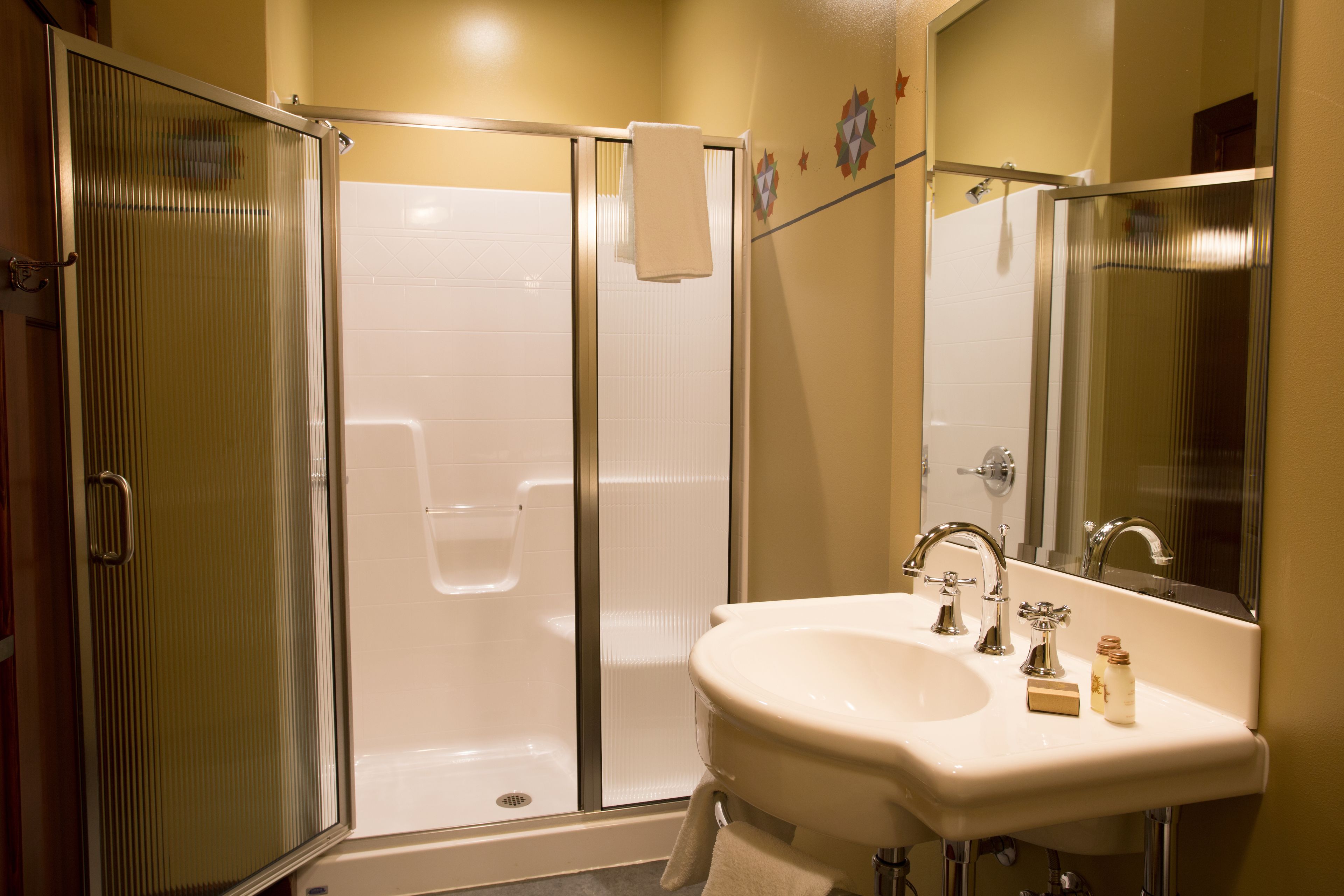 standard room, 1 king bed | bathroom | shower, free toiletries, hair dryer, bathrobes