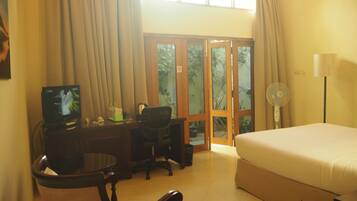 エグゼクティブ ダブルルーム | 高級寝具、ミニバー、セーフティボックス (室内)、デスク