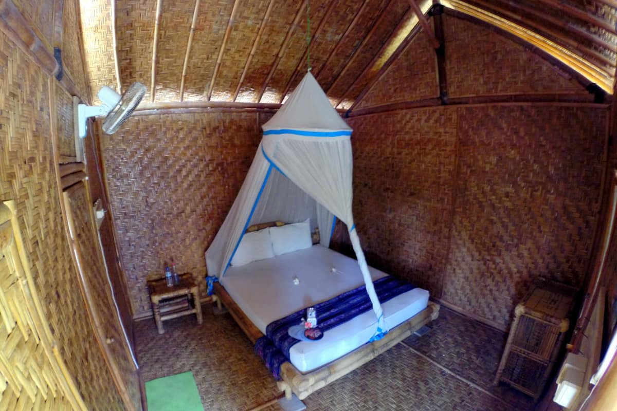 Bungalow (Bamboo room - Fan Only) | Giường gấp/giường phụ (phụ phí), truy cập Internet không dây miễn phí 