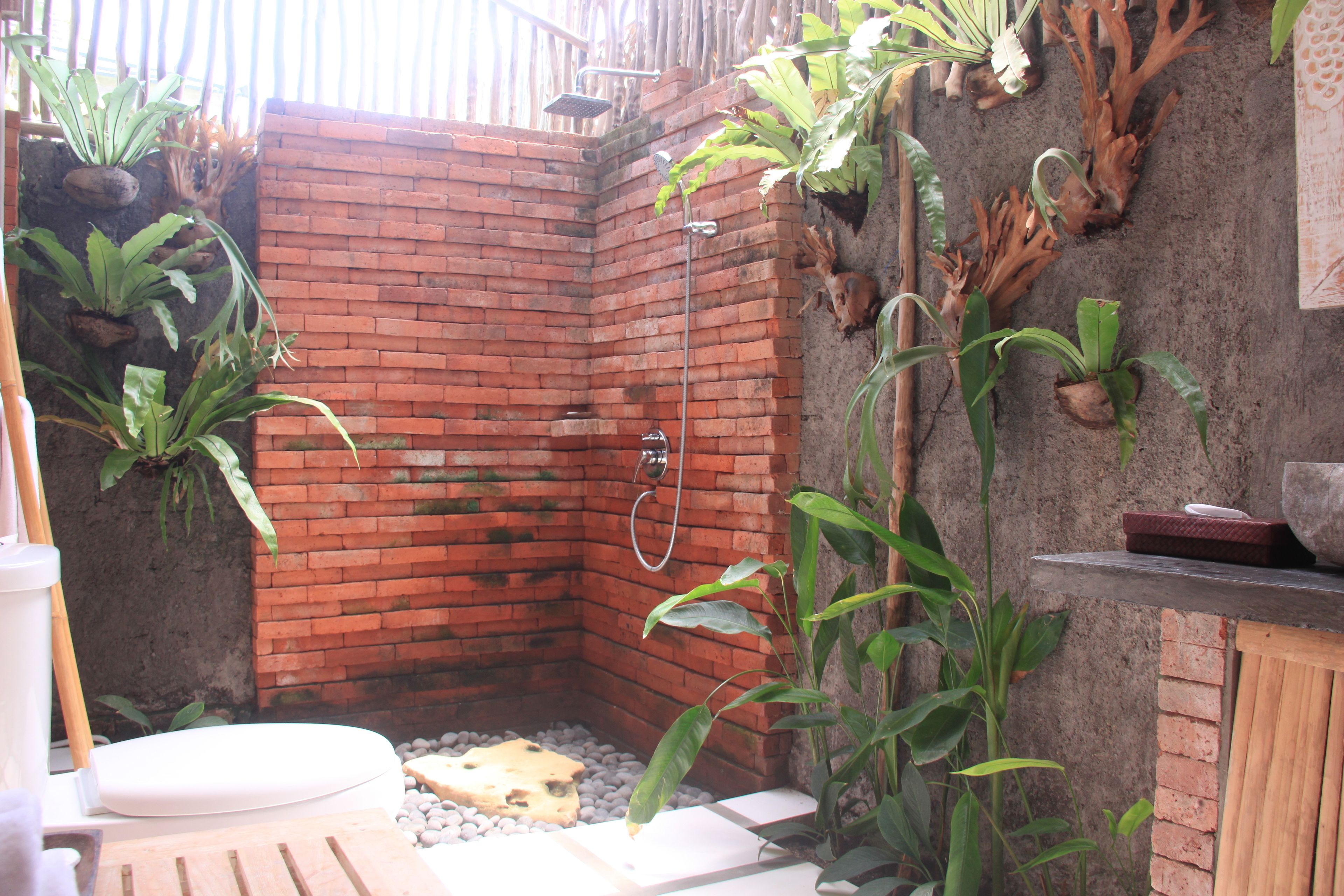 two bedrooms private pool villa | bathroom | shower, free toiletries, hair dryer, bathrobes