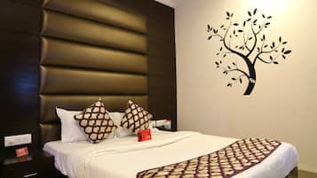 Kamar Double atau Twin Standar, 1 Tempat Tidur Double, kamar mandi pribadi | Brankas, meja kerja, dan Wi-Fi gratis