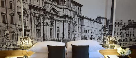 Quarto luxo | Cofres nos quartos, escrivaninha, Wi-Fi de cortesia, roupa de cama