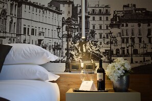 In-room safe, desk, free WiFi, bed sheets - Raeli Hotel Archimede (Rome)