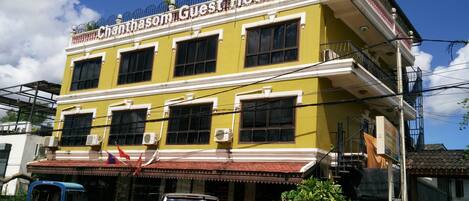 Majoituspaikan julkisivu