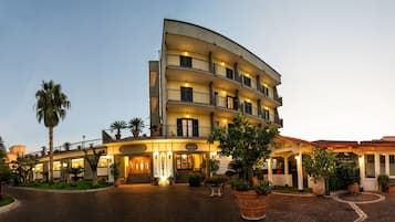 Front of property - evening/night