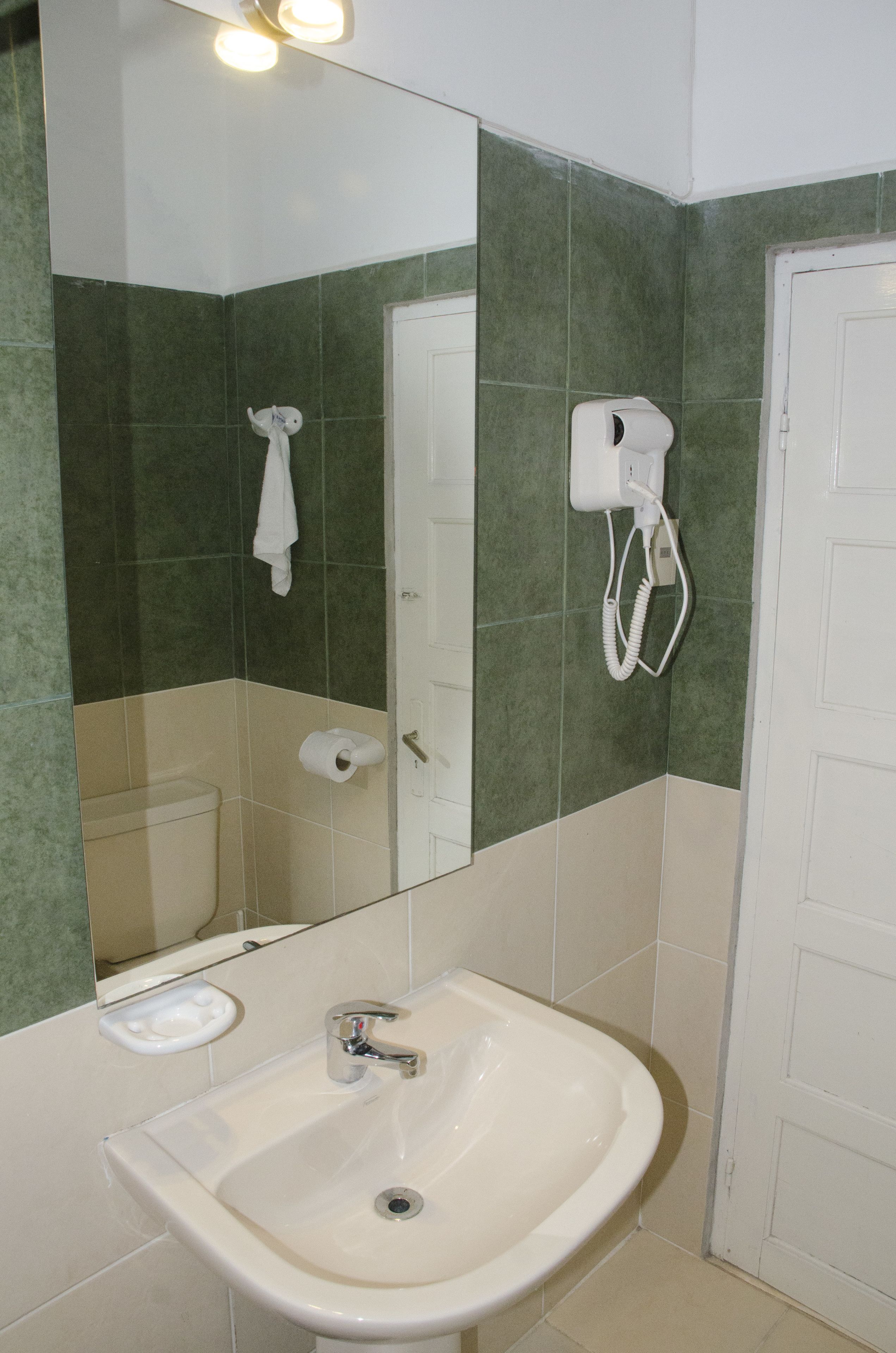 premium double room | bathroom | shower, free toiletries, hair dryer, bidet