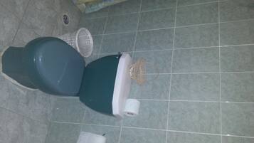 Shower, free toiletries