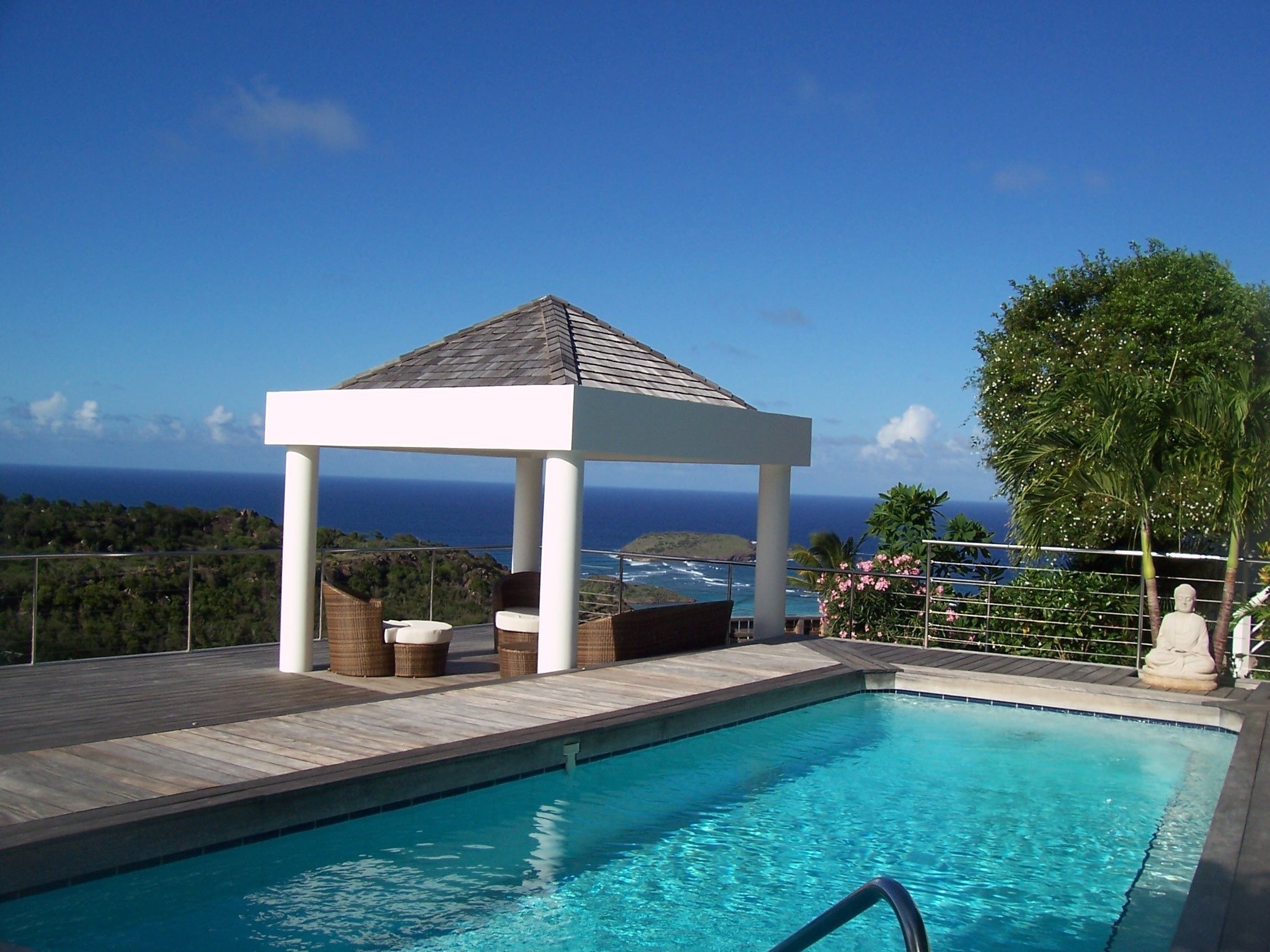 Romantic Cottage, 1 Bedroom, Private Pool, Sea View | Terrace/patio