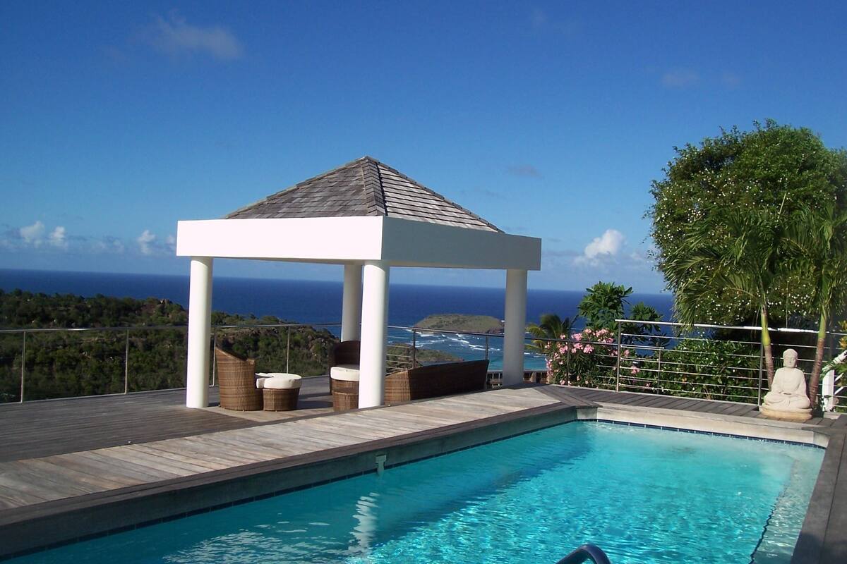 Romantic Cottage, 1 Bedroom, Private Pool, Sea View | Terrace/patio