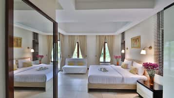 Superior Villa, 4 Bedrooms, Private Pool, Garden Area | Premium bedding, in-room safe, individually decorated