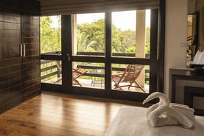 Uitzicht vanuit de kamer