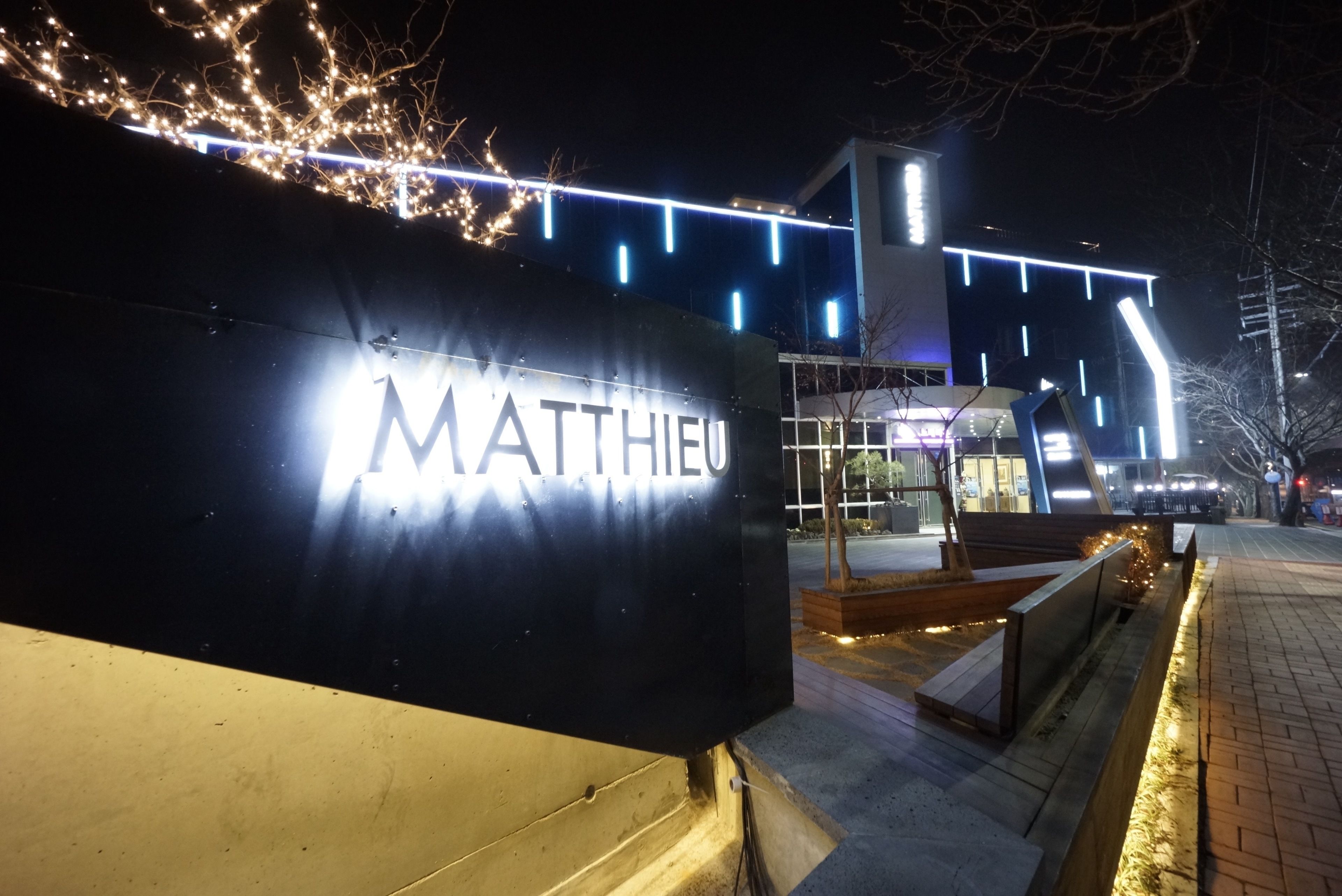 front of property – evening/night