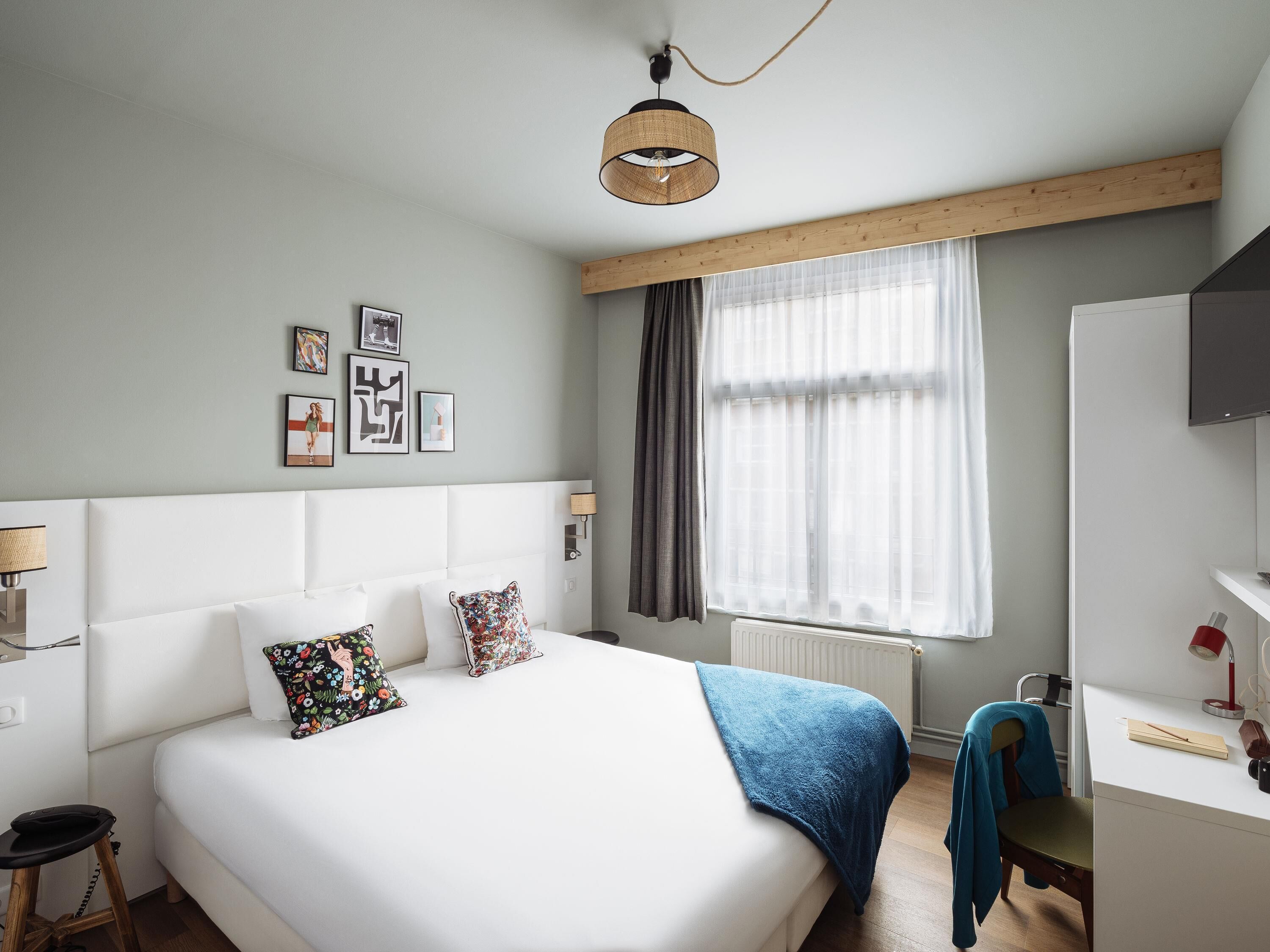Room, 1 Double Bed | Premium bedding, blackout curtains, iron/ironing board, free WiFi