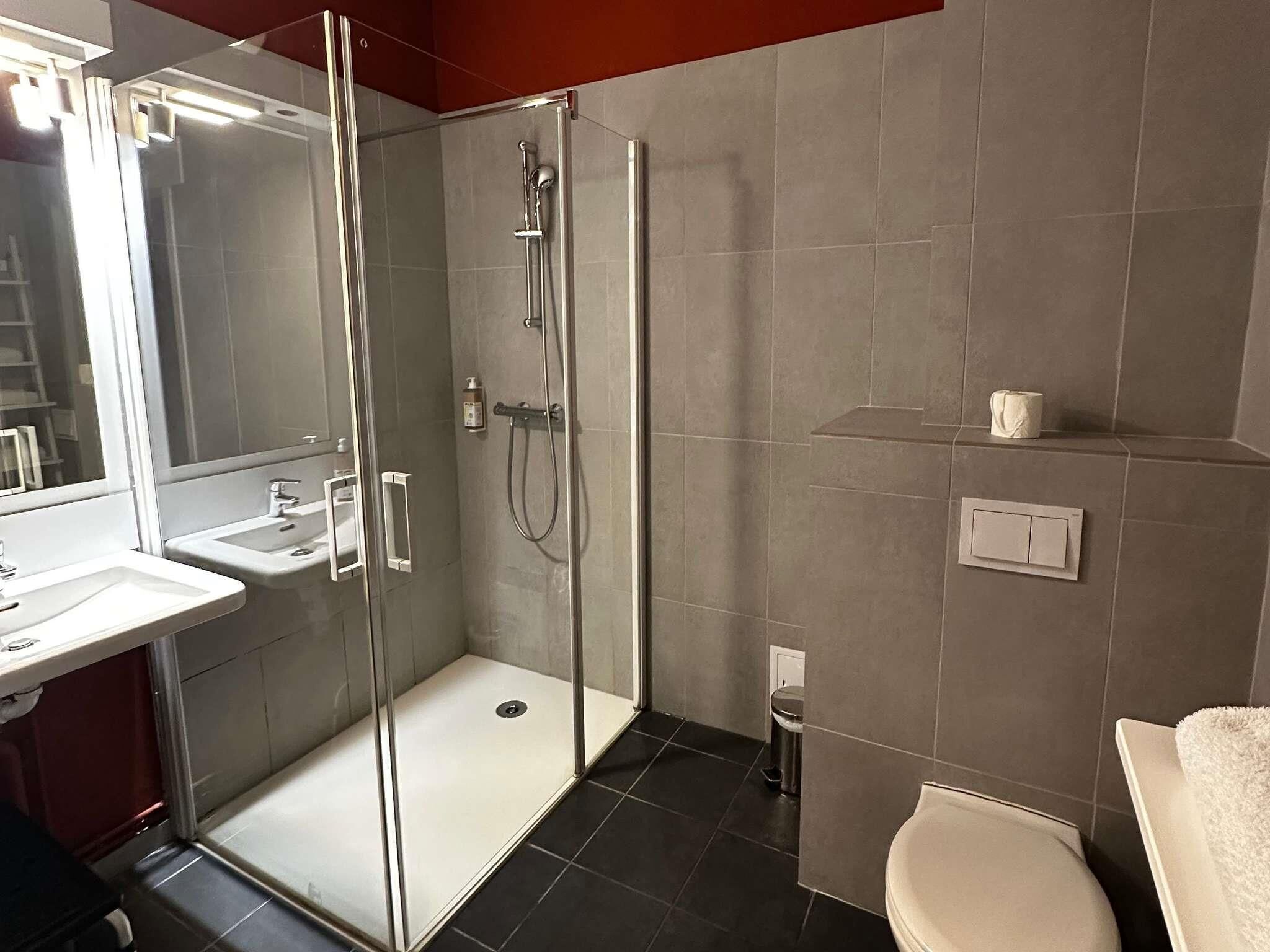 Premium bedding, blackout curtains, iron/ironing board, free WiFi